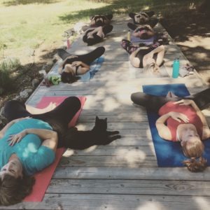 July: Yoga at the Lavender Farm